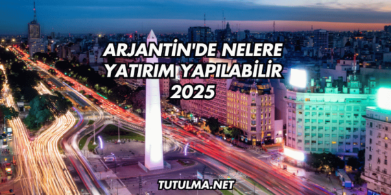 Arjantin’de Nelere Yatırım Yapılabilir 2025