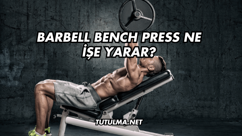 Barbell Bench Press Ne İşe Yarar?