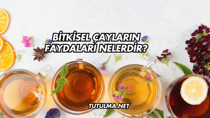 Bitkisel Çayların Faydaları Nelerdir?