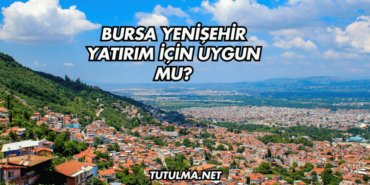 Bursa Yenişehir Yatırım İçin Uygun mu?