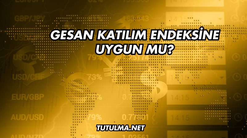 GESAN Katılım Endeksine Uygun mu?