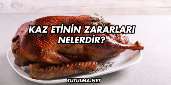 Kaz Etinin Zararları Nelerdir?