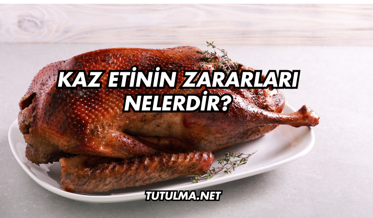 Kaz Etinin Zararları Nelerdir?