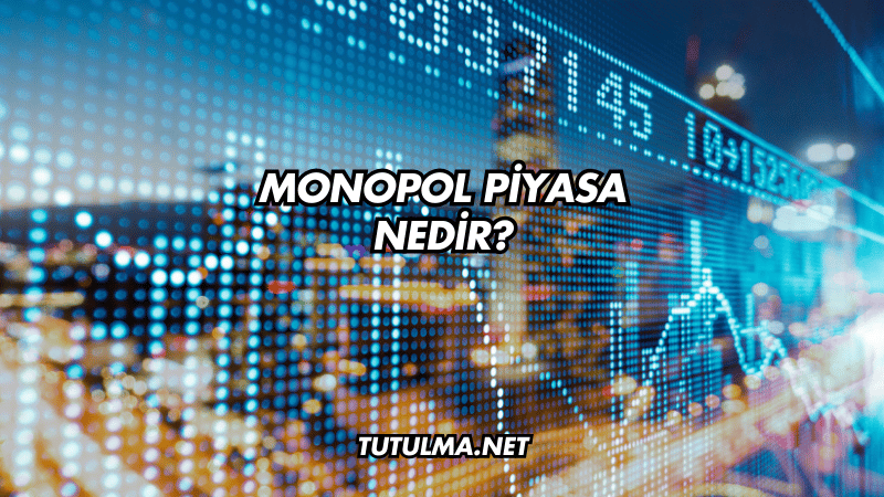 Monopol Piyasa Nedir?