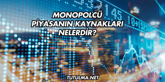 Monopolcü Piyasanın Kaynakları Nelerdir?