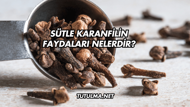 Sütle Karanfilin Faydaları Nelerdir?