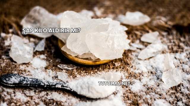 Şap Kilo Aldırır mı?