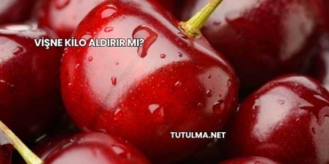 Vişne Kilo Aldırır mı?